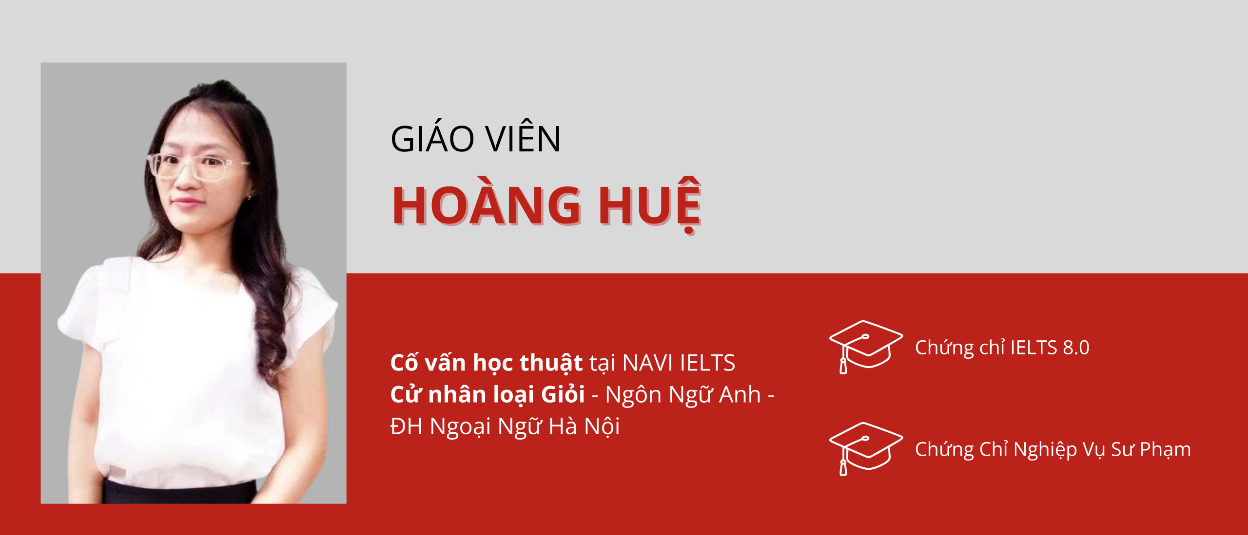 Thông tin Giáo viên <br> Hoàng Huệ
